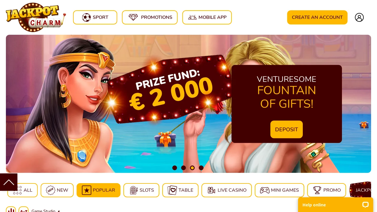 Jackpot Charm site