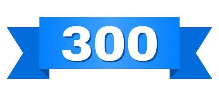 300% deposit bonus