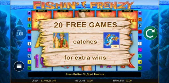 fishin frenzy demo