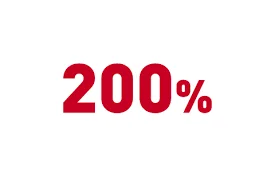 get a 200% deposit