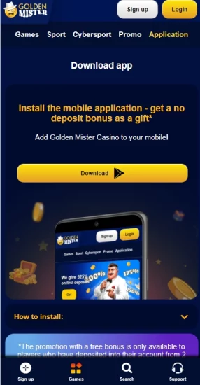 lucky mister mobile app