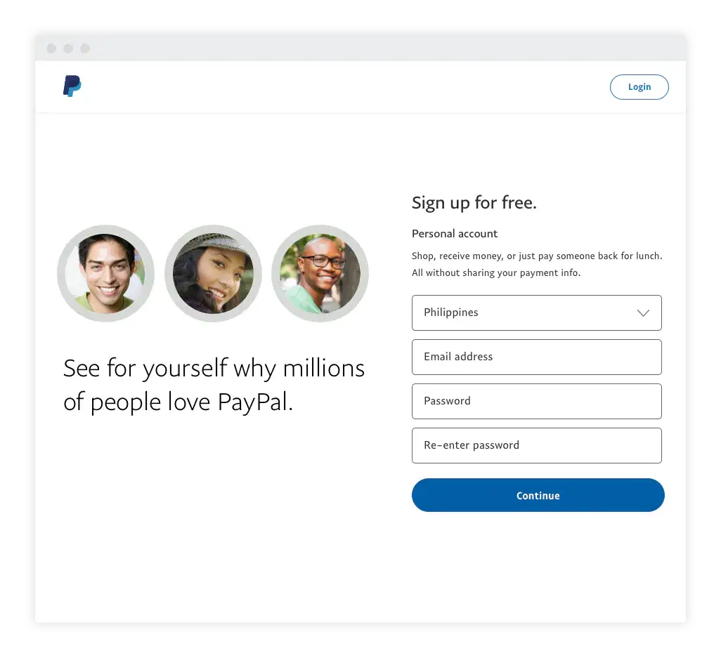 Signup-PayPal-Account