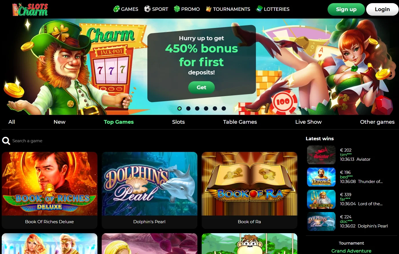 Slots Charm Casino