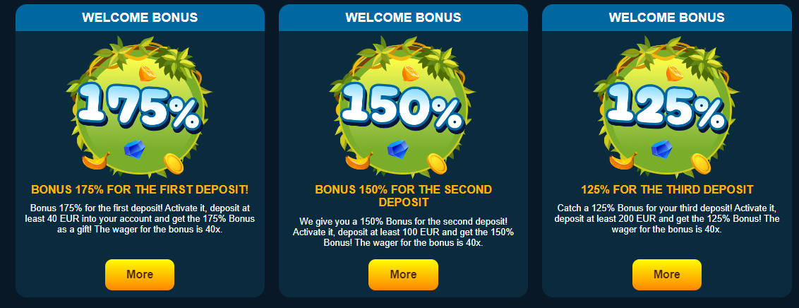 Tropicanza bonuses